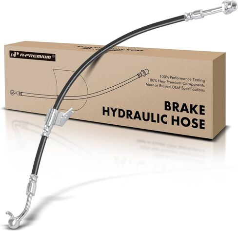 A-Premium Front Passenger Brake Hydraulic Hose Compatible with Select Hyundai and Genesis Models - Genesis 2015-2016, G80 2017-2020, G90 2017-2019 - Replace# 58732B1600 in Saudi Arabia