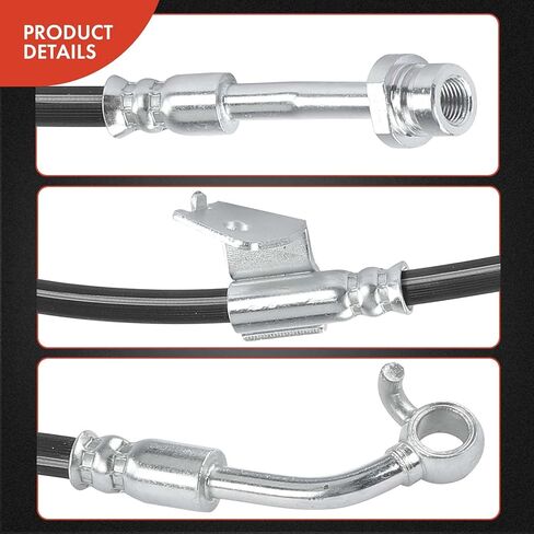 A-Premium Front Passenger Brake Hydraulic Hose Compatible with Select Hyundai and Genesis Models - Genesis 2015-2016, G80 2017-2020, G90 2017-2019 - Replace# 58732B1600 in Saudi Arabia