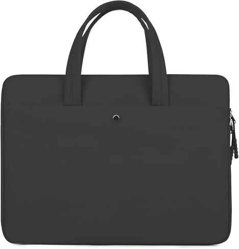13-13.6 inch Stylish Oxford Fabric Laptop Bag for 2025 2024-2016 MacBook Air/Pro 13 M4 A3240 M3 A3113 M2 A2681 M1 A2337 A2179 A2338 A2289 A1706 A2159 HP Dell Lenovo, Computer Bag with Handle, Black in Saudi Arabia