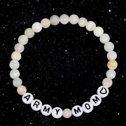 Kivosliviz Army Mom Gifts for Women Bracelet Military Birthday Mothers Day Proud Army Mom Jewelry in Saudi Arabia