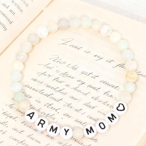 Kivosliviz Army Mom Gifts for Women Bracelet Military Birthday Mothers Day Proud Army Mom Jewelry in Saudi Arabia