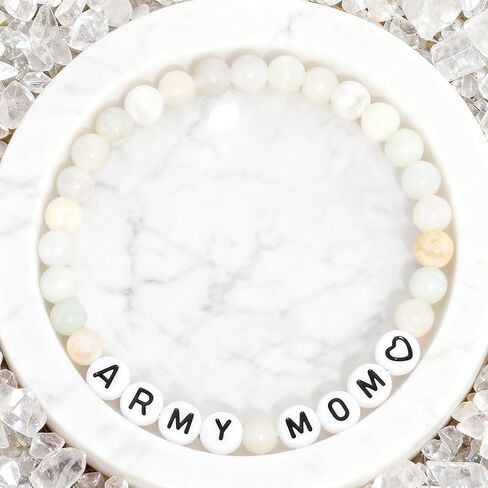Kivosliviz Army Mom Gifts for Women Bracelet Military Birthday Mothers Day Proud Army Mom Jewelry in Saudi Arabia