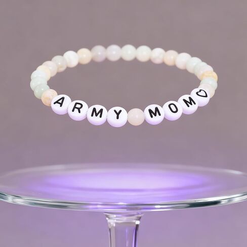 Kivosliviz Army Mom Gifts for Women Bracelet Military Birthday Mothers Day Proud Army Mom Jewelry in Saudi Arabia