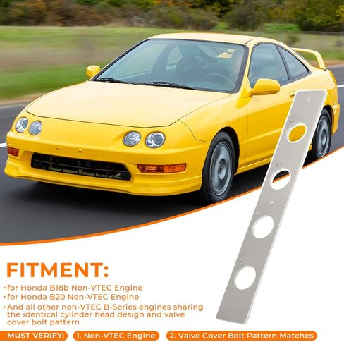 محول لوحة لفائف Motoparty لهوندا B18b B20 Non-VTEC - الترقية إلى ملفات الإشعال من سلسلة K، الألومنيوم in Saudi Arabia