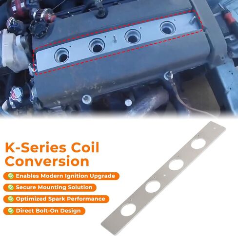 محول لوحة لفائف Motoparty لهوندا B18b B20 Non-VTEC - الترقية إلى ملفات الإشعال من سلسلة K، الألومنيوم in Saudi Arabia