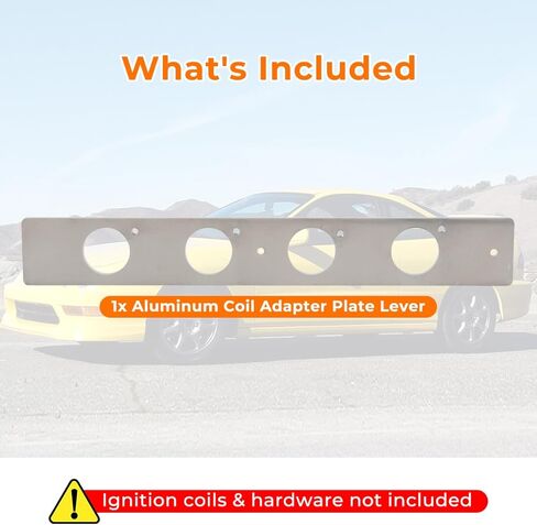 محول لوحة لفائف Motoparty لهوندا B18b B20 Non-VTEC - الترقية إلى ملفات الإشعال من سلسلة K، الألومنيوم in Saudi Arabia