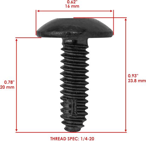 Caltric 7518280 Body Torx Screw Bolt Compatible with Polaris Ranger 400 2010-2014/800 2009-2014/900 2011 2012 2013 2014 in Saudi Arabia