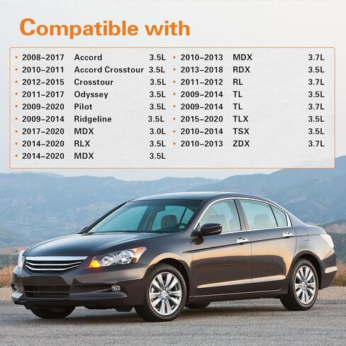 2 قطعة مستشعر الأكسجين الأمامي والخلفي المنبع لـ Accord، Crosstour، Odyssey، Pilot، Ridgeline، MDX، RDX، RL، RLX، TL، TLX، TSX، ZDX V6-3.5L OE #250-25059 35035065 in Kuwait