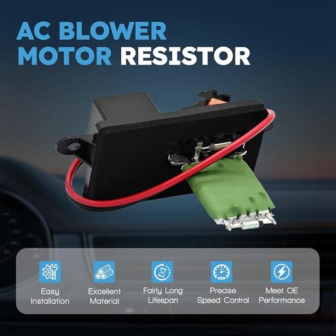 HVAC Blower Motor Resistor with Wire Harness Compatible with Gmc Sierra 1500 2500 3500 Yukon XL 1500 2500 1999-2007 Fit for Chevy Silverado 1500 2500 3500 Tahoe Suburban 1500 2500 1999-2007 in Kuwait