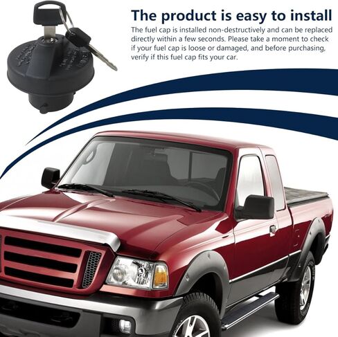 3W1Z-9030-BA Locking Fuel Cap MGC-802 for Ford Crown Victoria Mercury Grand Marquis Lincoln Town Car (1996-2004 Models) in Saudi Arabia