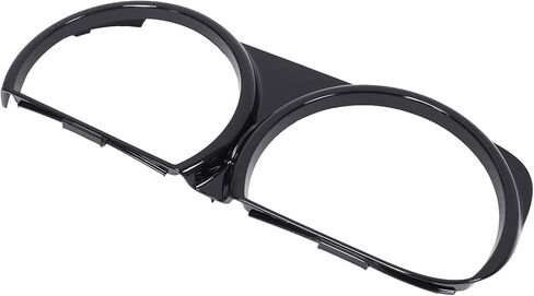 NewYall Pair Black Headlight Bezel Cover Trim for Challenger SRT Hellcat 2015-2020 Only Front Left Driver and Right Passenger Side 68259055AB 68259054AB CH2511102 in Kuwait