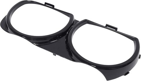 NewYall Pair Black Headlight Bezel Cover Trim for Challenger SRT Hellcat 2015-2020 Only Front Left Driver and Right Passenger Side 68259055AB 68259054AB CH2511102 in Kuwait