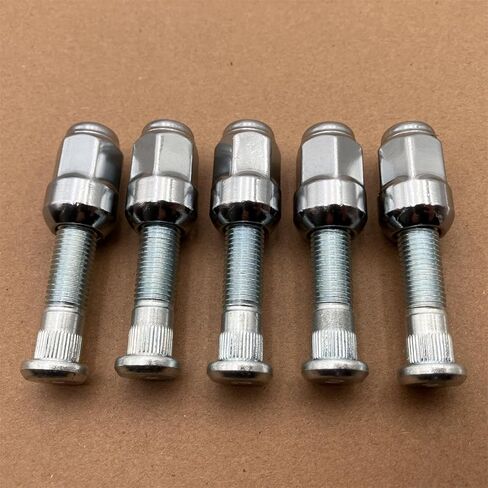 10 قطع M12x1.5 مجموعة صواميل عروة من الكروم متوافقة مع Honda Odyssey Accord Civic Crosstour CR-V HR-V Clarity Element Pilot Prelude Acura Legend CL NSX TLX TSX MDX in Kuwait