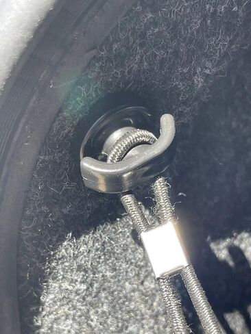 Hardware Kit for Cargo Nets - Compatible with Toyota/Scion/Subaru - Set of 2 Plastic T-Anchors/Hooks with Panel Clips and Nylon Spacers — Easy to Install and Durable in Saudi Arabia