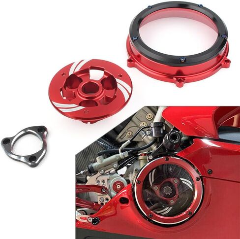 Cnkaka036 CNC Machined Clutch Cover Spring Retainer Pressure Plate Kit for Ducati STREETFIGHTER V4 2019-2022 PANIGALE V4 SPECIALE 2019-2022 in Saudi Arabia