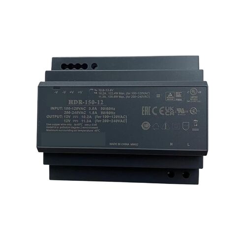 1 قطعة HDR-150 150 واط DIN السكك الحديدية جبل مصدر الطاقة HDR-150-12V 11.3A HDR-150-15V 9.5A HDR-150-24V 6.25A HDR-150-48V 3.2A (HDR-150-12V 11.3A) in Saudi Arabia