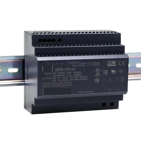 1 قطعة HDR-150 150 واط DIN السكك الحديدية جبل مصدر الطاقة HDR-150-12V 11.3A HDR-150-15V 9.5A HDR-150-24V 6.25A HDR-150-48V 3.2A (HDR-150-12V 11.3A) in Saudi Arabia