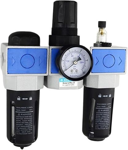 1/4 3/8 1/2 3/4 1 inch Air Filter Regulator Lubricator Air Preparation Units Pneumatic Auto Drain Piston Desgin(UF - 02 Autodrain) in Saudi Arabia