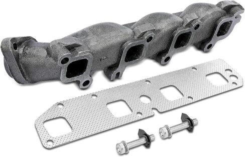A-Premium Right Engine Exhaust Manifold Kit W/Gasket & Bolts & Nuts [OHV 8Cyl 5.7L] Compatible with Jeep Commander 2006-2008, Grand Cherokee 2005-2008 in Saudi Arabia