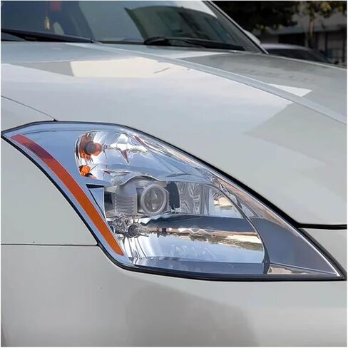 غطاء المصباح الأمامي للسيارة متوافق مع نيسان 350Z 2003-2006 كشافات أمامية للسيارات عاكس الضوء غطاء المصباح غطاء إضاءة الرأس غطاء عدسة شفاف (يسار) in Saudi Arabia
