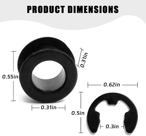 33835-08010 Shift Cable Bushing Repair Kit, Includes Retention Clips Compatible with Chevry Toyota Saturn JP Pontiac Transmission Shift Linkage Bushings Replacement Set in Kuwait