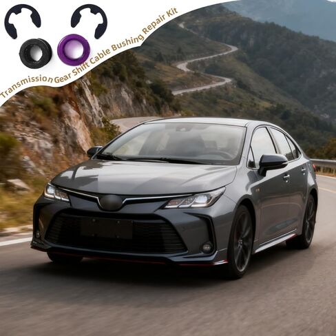 33835-08010 Shift Cable Bushing Repair Kit, Includes Retention Clips Compatible with Chevry Toyota Saturn JP Pontiac Transmission Shift Linkage Bushings Replacement Set in Kuwait