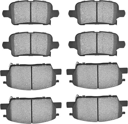 JLEO D1913 D1915 Ceramic Brake Pads Front Rear Driver and Passenger Side for 2018-2019 Chevrolet Equinox,2016-2019 Chevy Malibu,for GMC Terrain,for 2017-2019 Buick LaCrosse,Regal Sportback TourX 8pcs in Saudi Arabia