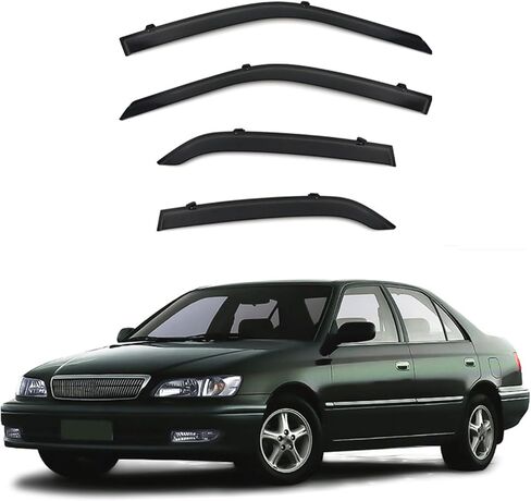Car Wind Deflectors,Car Rain Shield,Easy Fit Rain Visors,for Toyota Corona Premio MK10 T210 1996-2001 Side Window Sun Rain Guards,Enhance Driving Comfort in Saudi Arabia