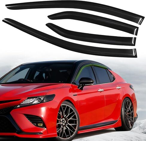 Window Visors for Toyota Camry 2025 2026 Rain Guards,Tape-On Window Deflector Wind Sun Visor for Camry Accessories (Fit 25 26) in Saudi Arabia