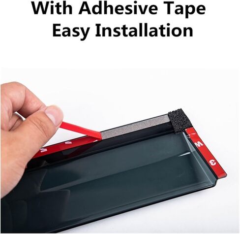 Compatible With Suzuki Swift Hatchback 2005-2011 Window Visor Rain Deflector Guards Awnings Shelter Car Styling in Kuwait