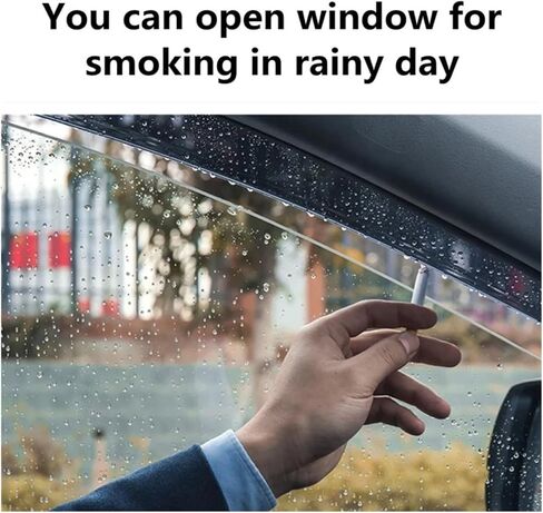 Compatible With Suzuki Swift Hatchback 2005-2011 Window Visor Rain Deflector Guards Awnings Shelter Car Styling in Kuwait