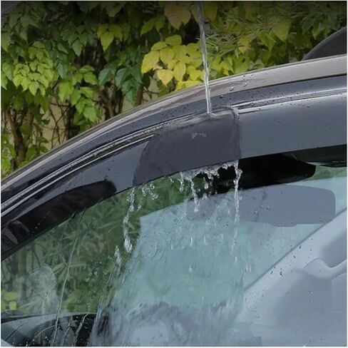Compatible With Suzuki Swift Hatchback 2005-2011 Window Visor Rain Deflector Guards Awnings Shelter Car Styling in Kuwait