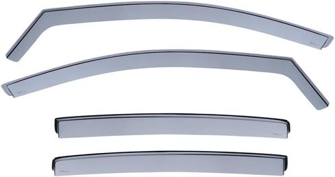 WellVisors in-Channel Side Window Visors Wind Deflectors 4Pcs Front Rear Compatible with Toyota Corolla Sedan 2020-2026 3-351TY026 in Saudi Arabia