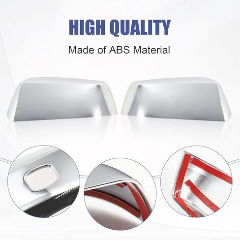 أغطية نصف مرآة علوية من الكروم وأغطية مقابض الأبواب الخارجية متوافقة مع تشيفي تاهو سوبربان جي إم سي يوكون/يوكون XL 2015-2020 in Kuwait