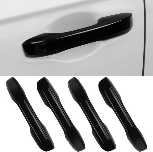 Car Door Handle Cover for Honda Accord 2023 2024 2025 2026 Accessories ABS Material Door Handle Protector Glossy Black in Kuwait