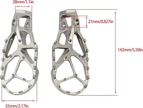 أوتاد القدم دراجة نارية Footpegs مسند القدم دواسة ل XC XCF XCFW SX SXF XCW EXC EXC-F 125 150 250 300 450 XWF 350 500 2018-2022 in Saudi Arabia
