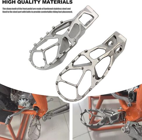 أوتاد القدم دراجة نارية Footpegs مسند القدم دواسة ل XC XCF XCFW SX SXF XCW EXC EXC-F 125 150 250 300 450 XWF 350 500 2018-2022 in Saudi Arabia