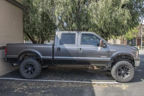 Replacement for 2009-2016 Ford F250 F350 F450 F550 Crew Cab Models | EOS Visors JDM in-Channel Style Smoke Tinted Side Vents Window Deflectors Rain Guard DWV-V20_DWV-V21 in Saudi Arabia