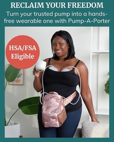 Portable Breast Pump Bag, Spectra S1 Bag. Belt Bag Pumping Bag - Pump-A-Porter - Idaho Jones | Hands Free Carrying Breastpump Bag Turns Electric Breast Pump Into Wearable Breast Pump in Kuwait