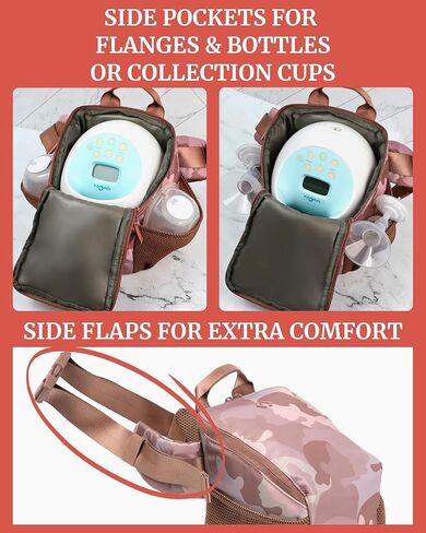 Portable Breast Pump Bag, Spectra S1 Bag. Belt Bag Pumping Bag - Pump-A-Porter - Idaho Jones | Hands Free Carrying Breastpump Bag Turns Electric Breast Pump Into Wearable Breast Pump in Kuwait