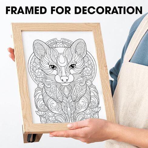 SOUTHERN LOTUS Animal Patterns Spiral Coloring Book Wirebound Hardcover Papers With Relaxing Animals Mandala Drawings Color Pages For Adults Women Seniors Mindfulness Relaxation Anxiety Relief in Kuwait