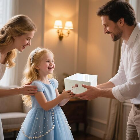 صندوق مجوهرات خشبي أبيض موسيقي للفتيات والنساء، صندوق تخزين المجوهرات، صندوق موسيقى، هدايا لعيد الميلاد وأعياد الميلاد وعيد الحب وجميع العطلات - لمسة نهائية شديدة اللمعان in Kuwait