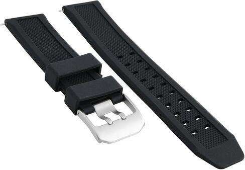 حزام ساعة مطاطي من Ewatchparts مقاس 23 مم متوافق مع ساعة Citizen Navihawk Eco Drive in Saudi Arabia