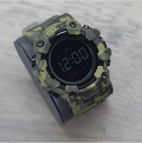 Invicta Digital Essentials Men 56mm ABS + PU Green + Camouflage غير قابل للتطبيق قرص رقمي إلكتروني in Saudi Arabia