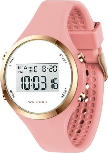 Women LED Display Elecreonic Watch Fashion Chrono Alarm Digital Clock Woman Outdoor Sport Wirstwatch in Saudi Arabia