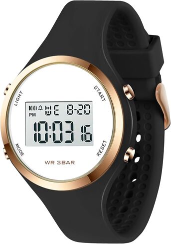 Women LED Display Elecreonic Watch Fashion Chrono Alarm Digital Clock Woman Outdoor Sport Wirstwatch in Saudi Arabia