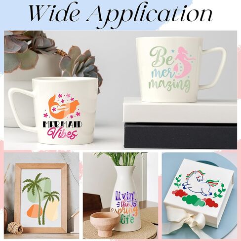 VINYL FROG 40 Sheets Adhesive Vinyl Bundle 12x12 inches Craft Vinyl Pack 40 Assorted Colors Self Adhesive Permanent Vinyl for Home Decorations, Stickers, DIY Mugs, Car Decals in Kuwait