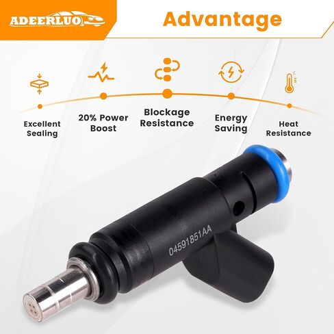 حاقن الوقود ل-Ram 1500 2008-2013 داكوتا 2008-2011 لشاحن دودج 2006-2009 دورانجو 2008-2009 لكرايسلر 300 أسبن لجيب جراند شيروكي كوماندر 04591851AA FJ731 in Kuwait