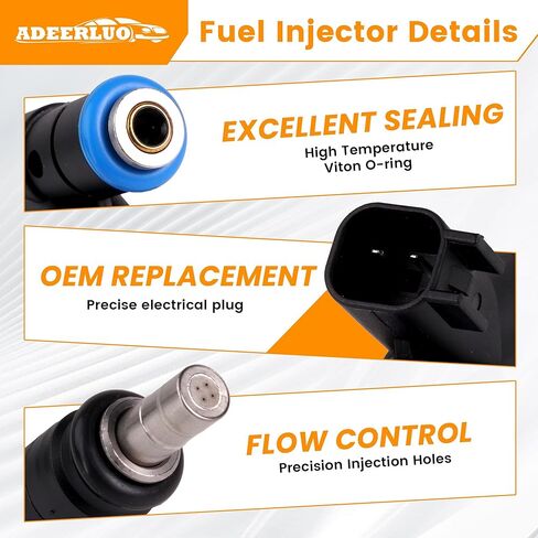 حاقن الوقود ل-Ram 1500 2008-2013 داكوتا 2008-2011 لشاحن دودج 2006-2009 دورانجو 2008-2009 لكرايسلر 300 أسبن لجيب جراند شيروكي كوماندر 04591851AA FJ731 in Kuwait