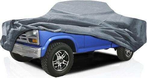 غطاء سيارة شاحنة 5 طبقات شبه مخصص كامل الحجم لسيارة Ford F-150 1985 1986 1987 1988 ممتد لاقط الكابينة ببابين وسرير قصير لحماية جميع الأحوال الجوية من الخدوش والغبار ودرع الثلج in Saudi Arabia